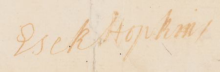 Lot #8038 Esek Hopkins War-Dated Letter Signed from 'Onboard the Alfred,' Requesting Cannon for the Defense of New England Ports - Image 3