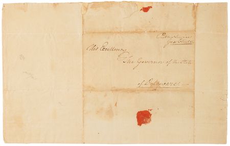 Lot #8041 George Clinton War-Dated Letter Signed to Delaware Governor Caesar Rodney, Urging Uniform Interstate Provisions for Continental Soldiers and Their Families (1780) - Image 3