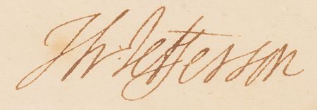 Lot #8072 Thomas Jefferson Autograph Letter Signed as President, Discussing Western Expansion and Dismissing Reports of Indian Hostilities as 