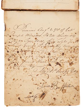 Lot #8019 Washington Headquarters: Orderly Book of the 3rd Massachusetts Regiment with the Newburgh Address and Proclamation of Peace (1782-1783) - Image 3