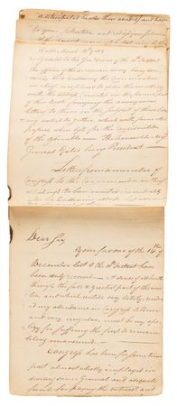 Lot #8019 Washington Headquarters: Orderly Book of the 3rd Massachusetts Regiment with the Newburgh Address and Proclamation of Peace (1782-1783) - Image 5