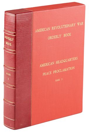 Lot #8019 Washington Headquarters: Orderly Book of the 3rd Massachusetts Regiment with the Newburgh Address and Proclamation of Peace (1782-1783) - Image 8
