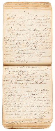 Lot #8020 Washington Headquarters: Orderly Book of the 4th Massachusetts Regiment with the Proclamation of Peace and Founding Texts of the Society of the Cincinnati (1782-1783) - Image 3