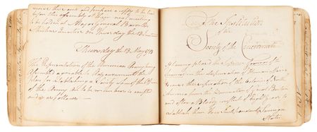 Lot #8020 Washington Headquarters: Orderly Book of the 4th Massachusetts Regiment with the Proclamation of Peace and Founding Texts of the Society of the Cincinnati (1782-1783) - Image 5