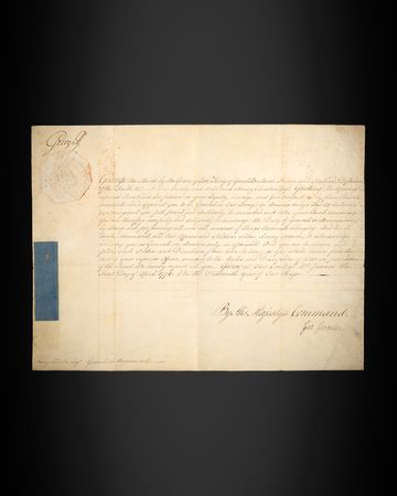 Lot #8037 King George III Signed Royal Military