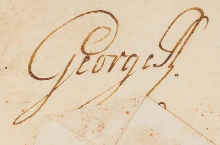 Lot #8037 King George III Signed Royal Military Commission, Countersigned by Lord George Germain, Appointing Sir Henry Clinton 