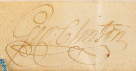 Lot #8045 George Clinton Document Signed as Governor of New York, Appointing Delegates to the Continental Congress (February 3, 1784) - Image 3