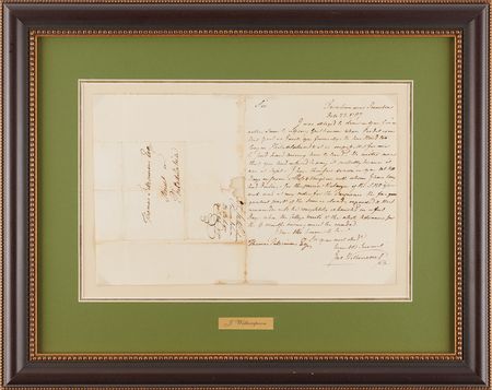 Lot #8031 John Witherspoon Autograph Letter Signed to Constitution Signer Thomas FitzSimons, Written One Month After the Signing of the Constitution, Discussing Hard-Money Shortages and Princeton Finances (1787) - Image 2