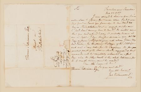 Lot #8031 John Witherspoon Autograph Letter Signed to Constitution Signer Thomas FitzSimons, Written One Month After the Signing of the Constitution, Discussing Hard-Money Shortages and Princeton Finances (1787) - Image 3