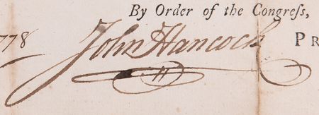 Lot #8025 John Hancock War-Dated Document Signed, Commissioning the Schooner Liberty for Privateering Against Great Britain - 