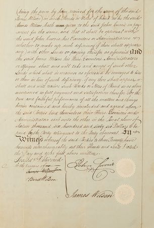 Lot #8048 Constitution Signers: Complete Set of (40) Autographs with Founding Fathers George Washington, Benjamin Franklin, Alexander Hamilton, and James Madison - Image 96
