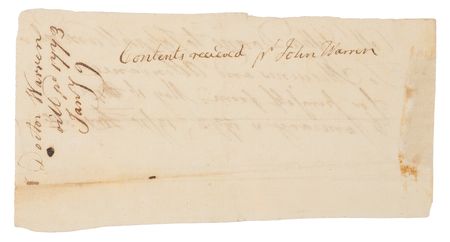 Lot #8007 Joseph Warren Autograph Document Signed - Medical Bill to Col. Elisha Doane for Medicines and Attendance, Endorsed by His Brother Dr. John Warren - Image 3
