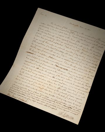 Lot #8073 Thomas Jefferson Autograph Letter Signed