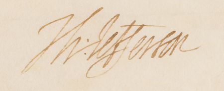 Lot #8071 Thomas Jefferson and James Madison Document Signed as President and Secretary of State, Appointing Aaron Burr’s Stepson to the Superior Court of the Territory of Orleans After the Louisiana Purchase (1804) - Image 3