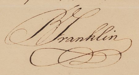 Lot #8026 Benjamin Franklin Twice-Signed 1,500,000-Livre Promissory Note Binding the United States to Repay France for Funding the Revolutionary War - Printed on Franklin’s Own Press (1782) - Image 3