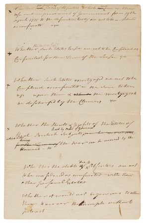 Lot #8054 Constitution: Manuscript Meeting Minutes of the Constitutional Convention of Connecticut (c. 1787) - Image 2