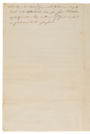 Lot #8054 Constitution: Manuscript Meeting Minutes of the Constitutional Convention of Connecticut (c. 1787) - Image 3